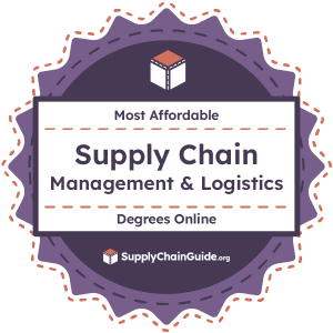 Award Badge for Affordable Supply Chain Degree Rankings