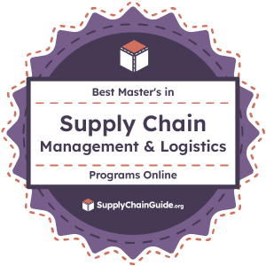 Rankings Award Badge for the Best Online Master's in SCM & Logistics Degrees