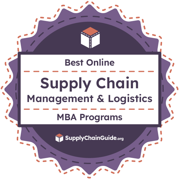 Rankings Award Badge for the Best Online Master's in SCM & Logistics Degrees