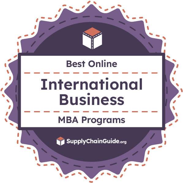 Award Badge for the Best  MBA in International Business Programs